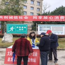 大英县发展和改革局开展3·15诚信 宣传主题活动