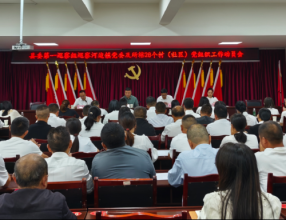 七届县委第一轮巡察第一巡察组 巡察河边镇党委及所辖28个村（社区）党组织工作动员会召开