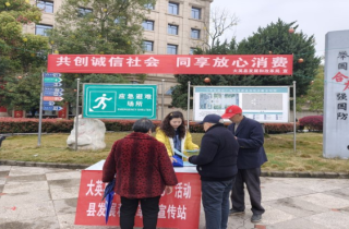 大英县发展和改革局开展3·15诚信 宣传主题活动