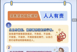 致广大市民关于规范燃放烟花爆竹的一封信