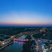 大英城区夜景